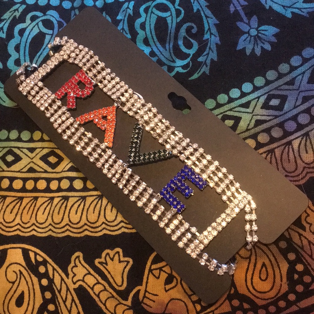 “Rave” Necklace Choker Dolls Kill
